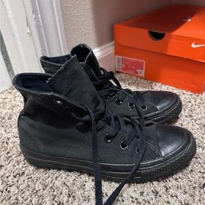 Black Converse High-Tops